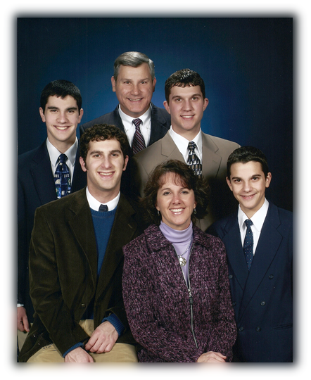 Pastor Guy Simpson and his family